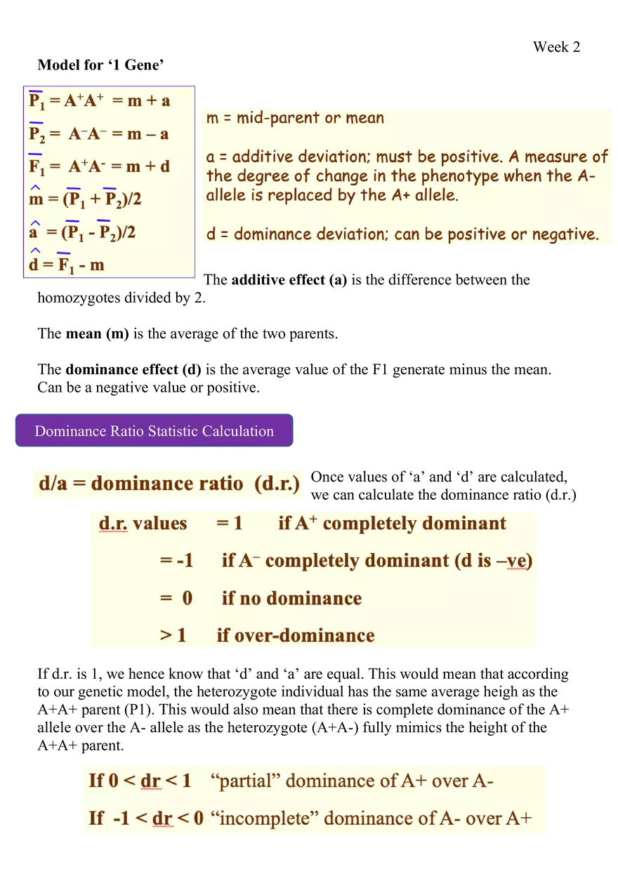 Week 2 Quantitative Genetics - Page 8