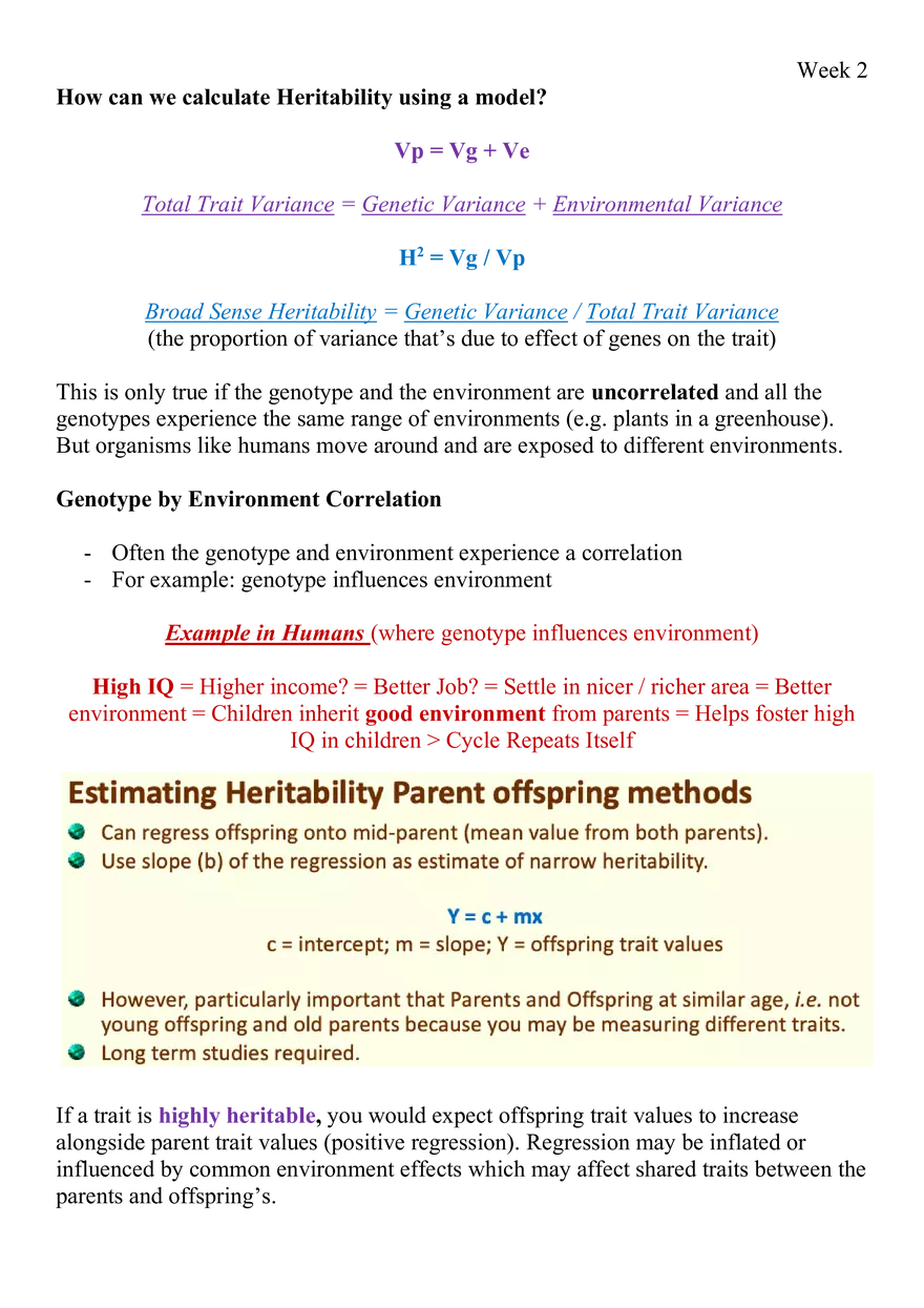 Week 2 Quantitative Genetics - Page 3