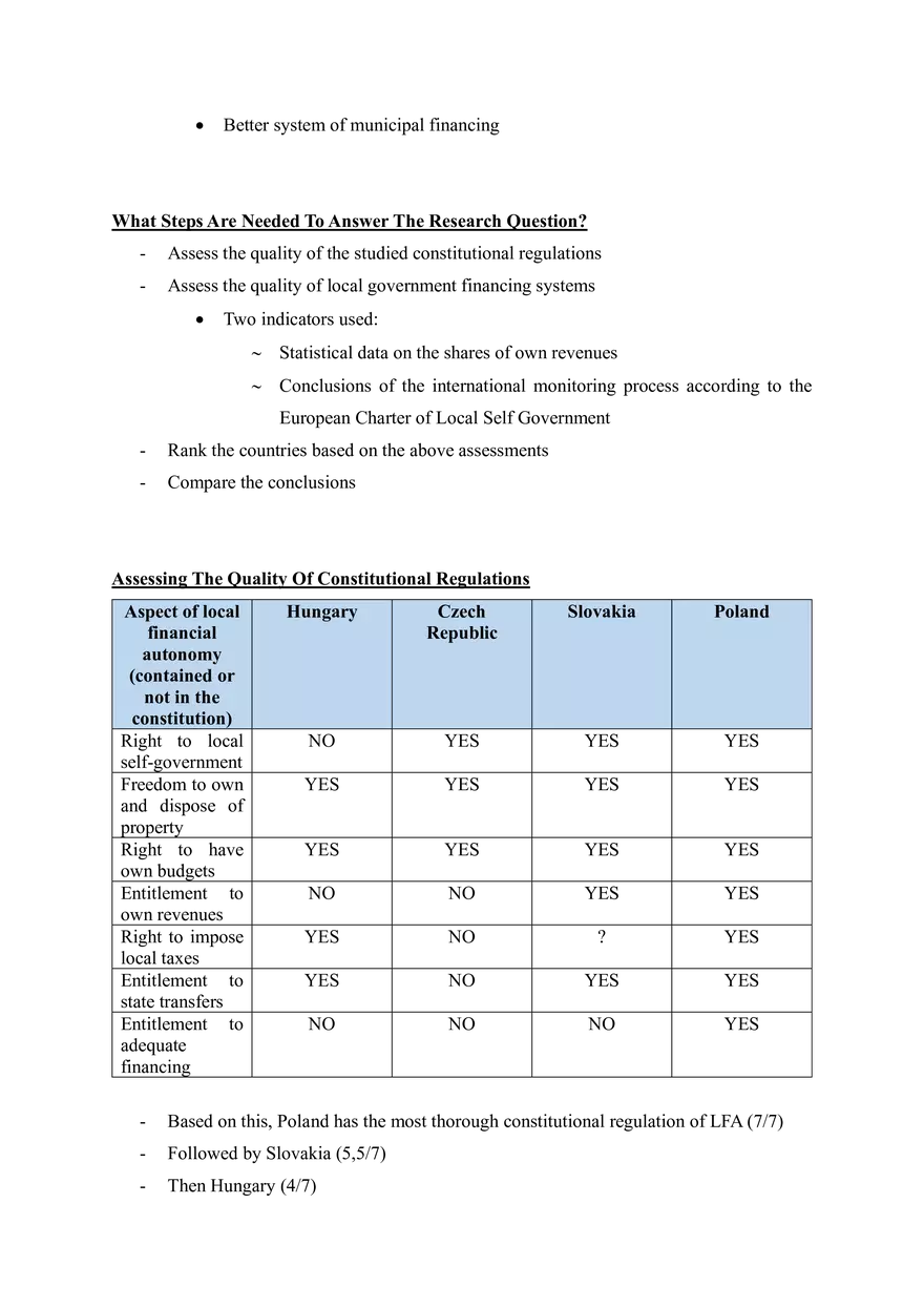 The Impact Of National Constitutional Regulations On The Financial Independence Of Municipalities - Page 2