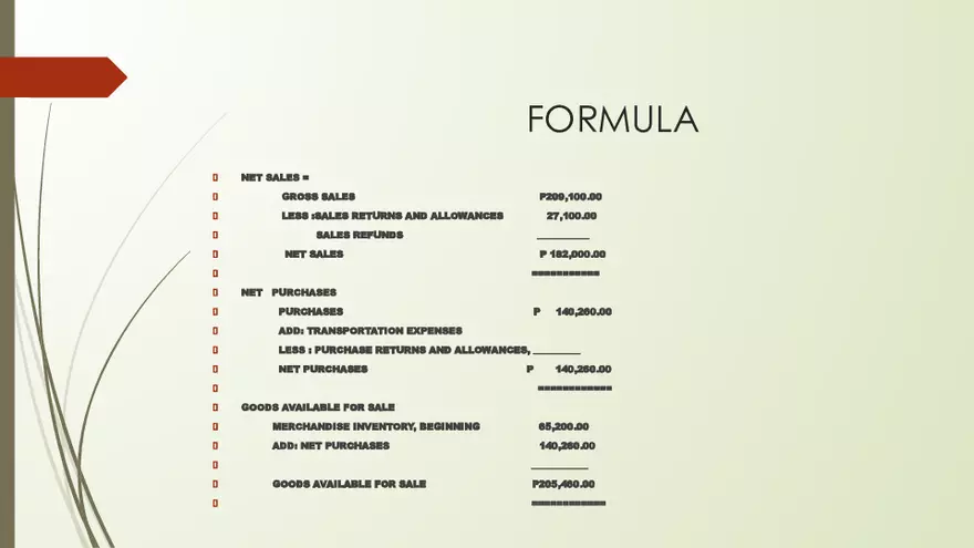 Lecture 3: Profit And Loss Statement - Page 7