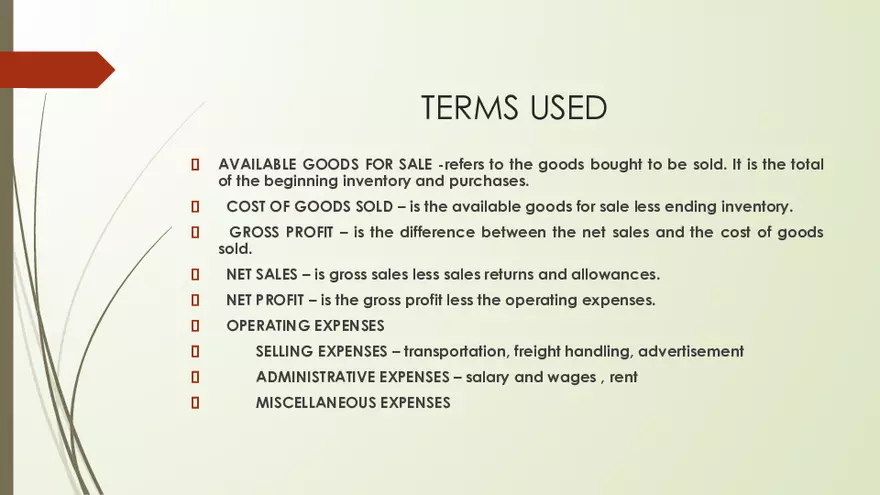 Lecture 3: Profit And Loss Statement - Page 5