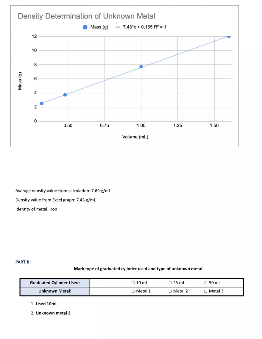 Lab 1 - Identification of Metals - Lab Report - Page 3