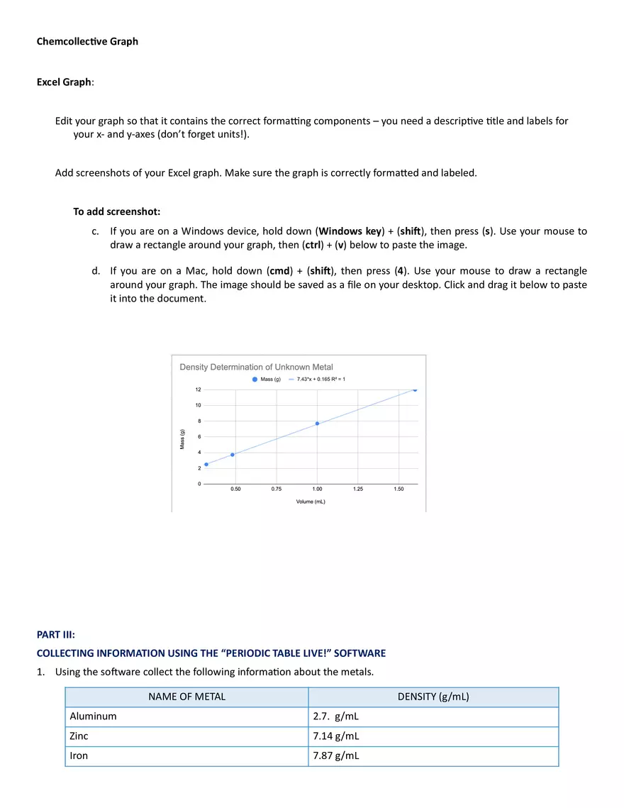 Lab 1 - Identification of Metals - Lab Report - Page 5