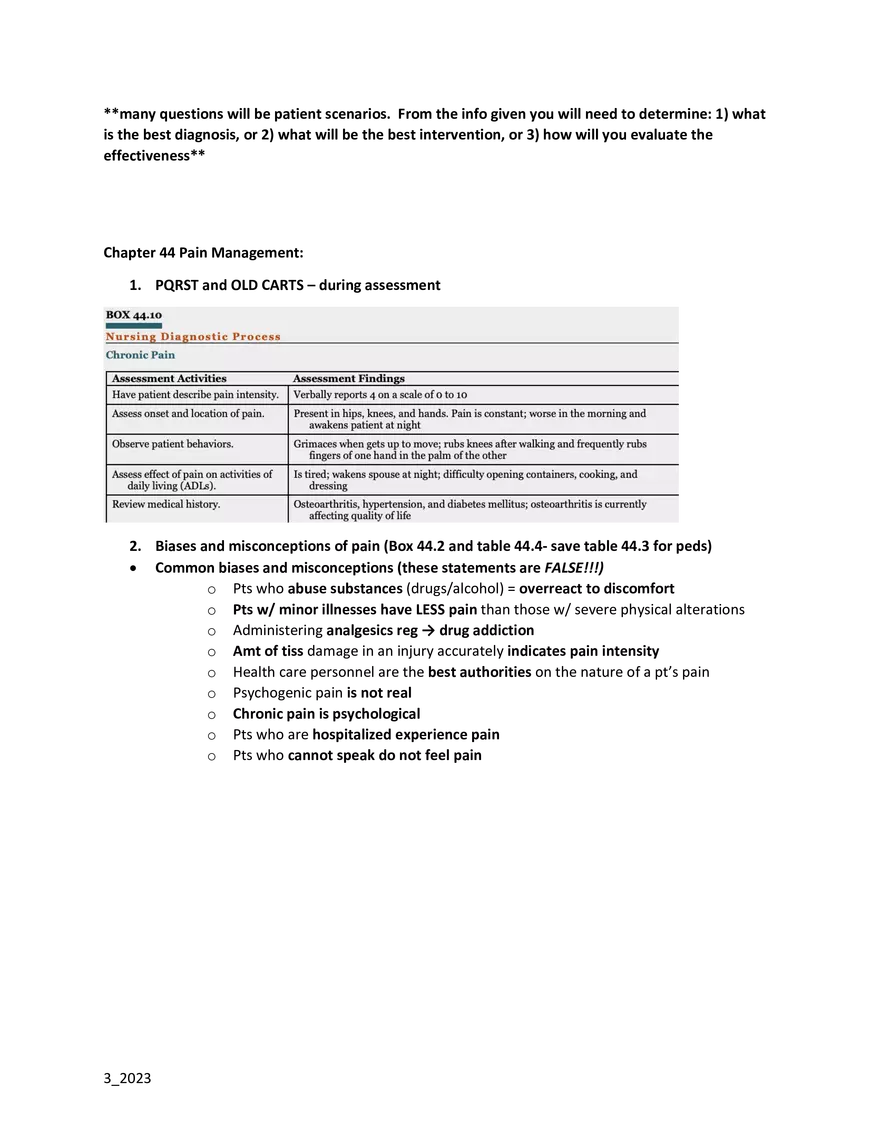 305 Exam 3 Study Guide - Page 11