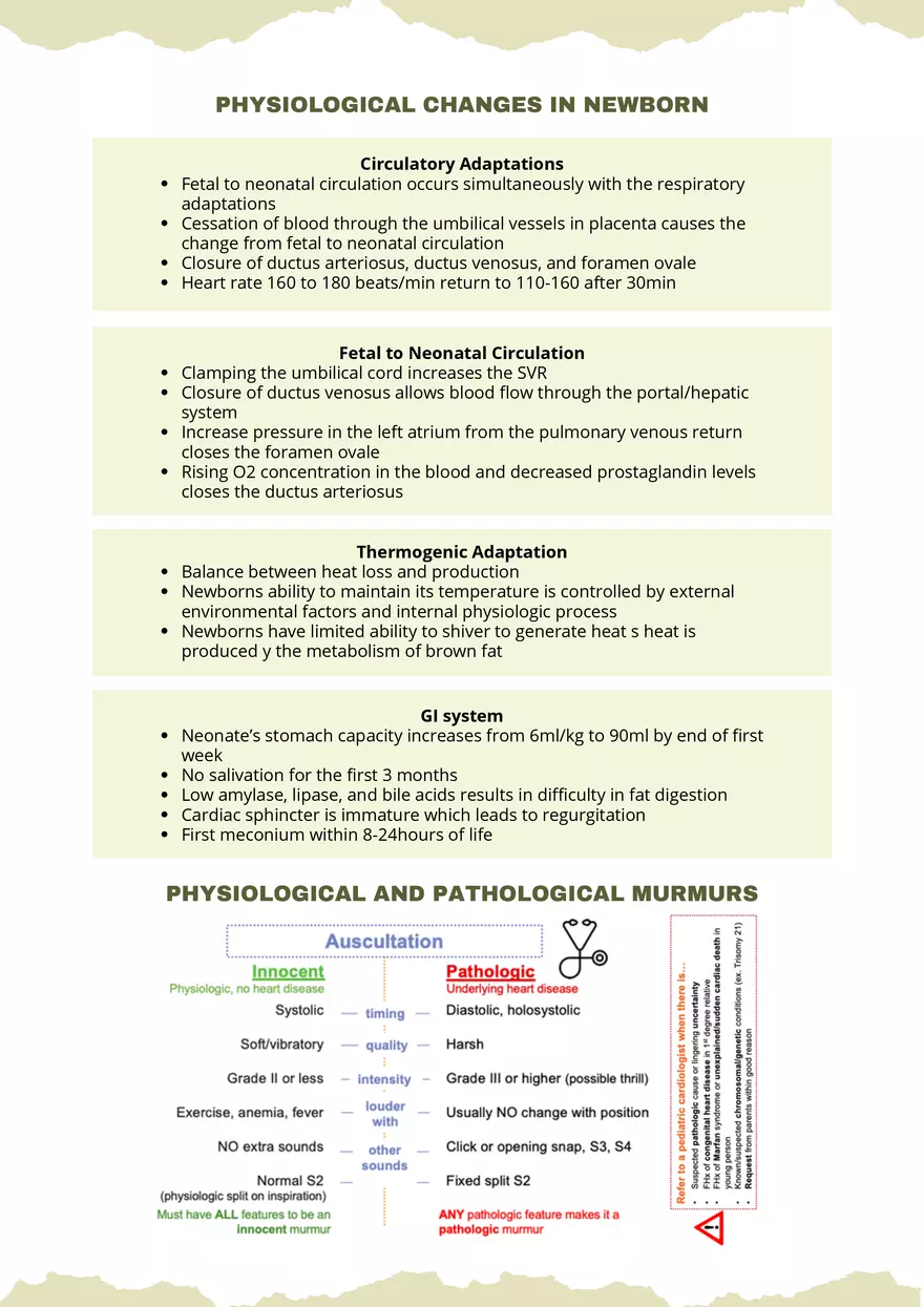 Anatomical Variants in Newborn Physiological Changes - Page 2