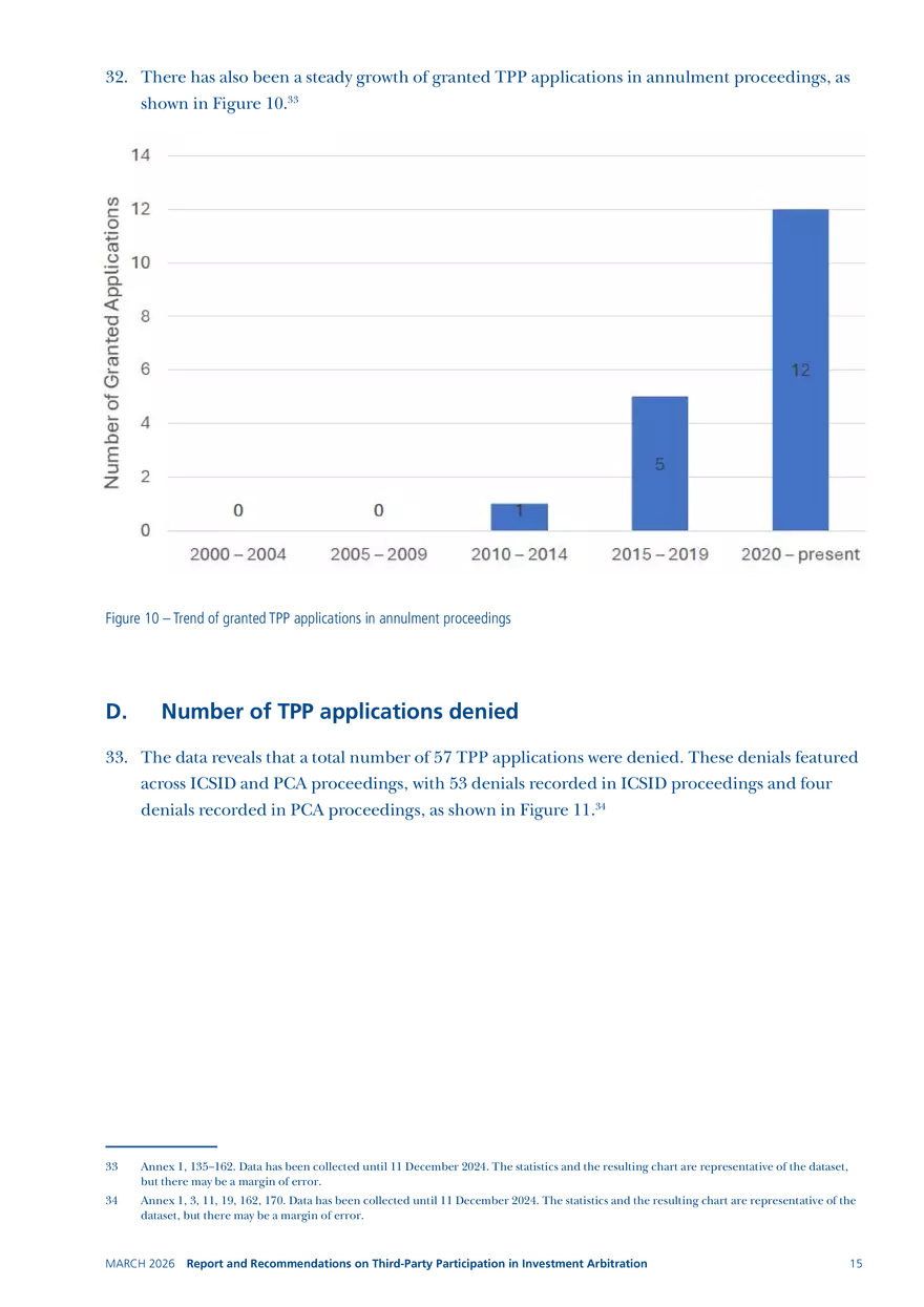 Report and Recommendations on Third-party Participation in Investment Arbitration - Page 7
