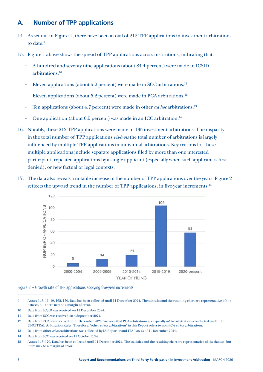 Report and Recommendations on Third-party Participation in Investment Arbitration - Page 45