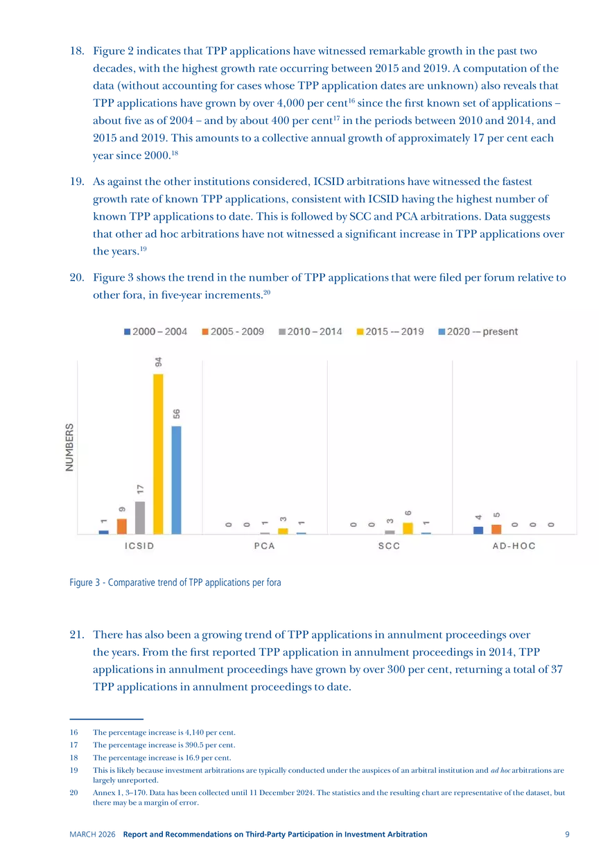 Report and Recommendations on Third-party Participation in Investment Arbitration - Page 46