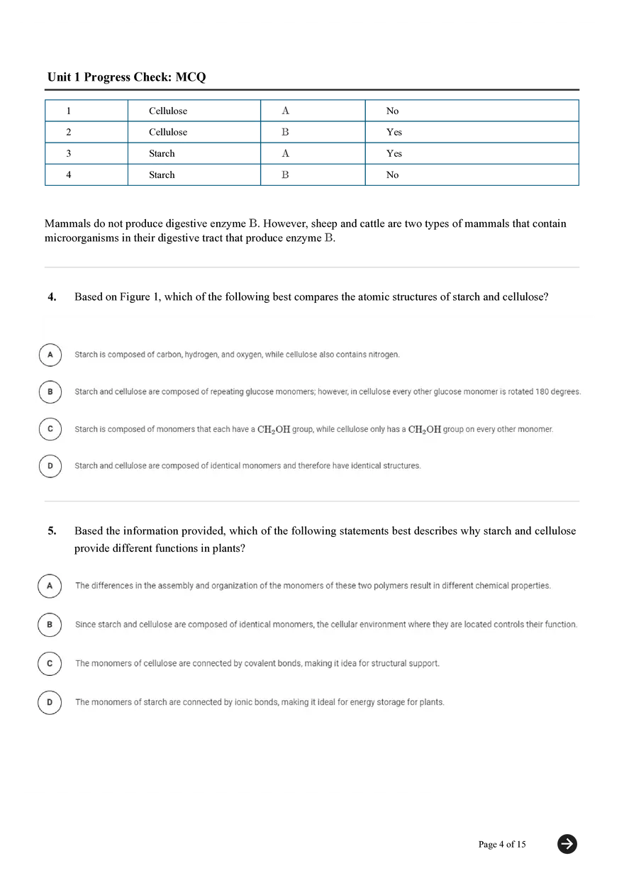 Unit 1 Progress Check: MCQ - Page 9