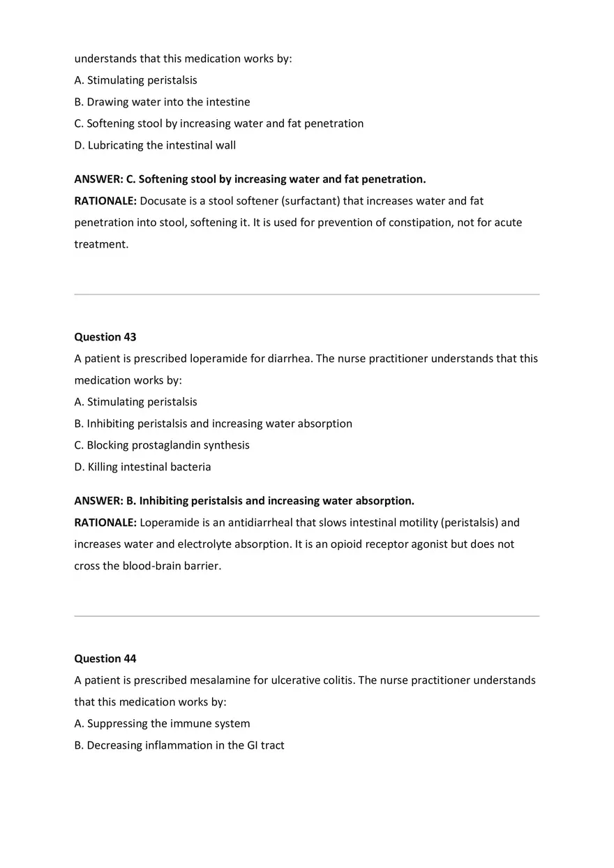 Wilkes NSG533 Advanced Pharmacology Exam Bank - Page 12