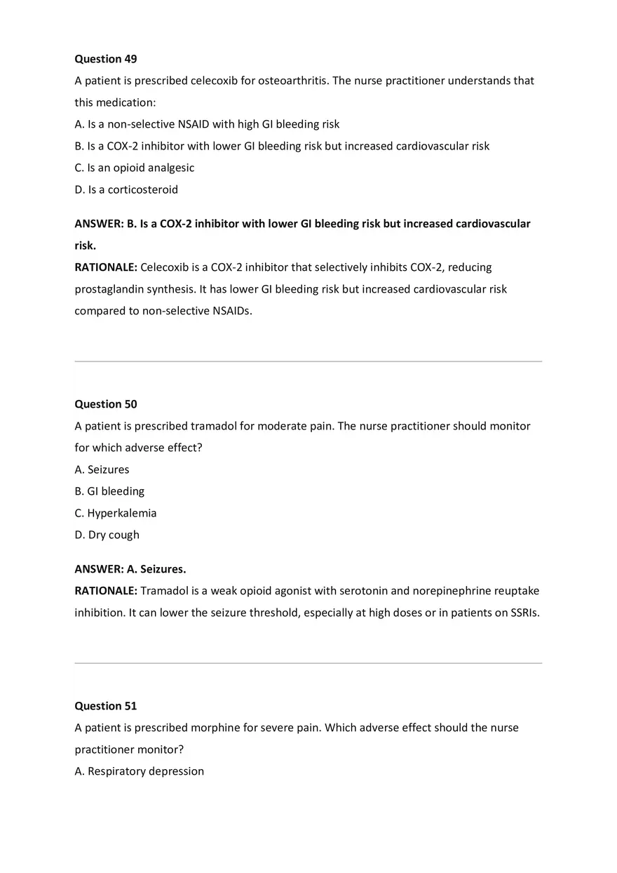 Wilkes NSG533 Advanced Pharmacology Exam Bank - Page 16