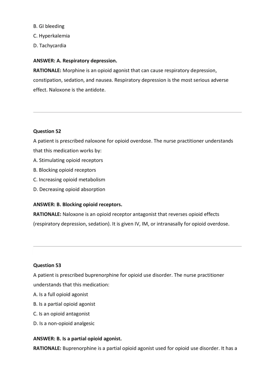 Wilkes NSG533 Advanced Pharmacology Exam Bank - Page 17