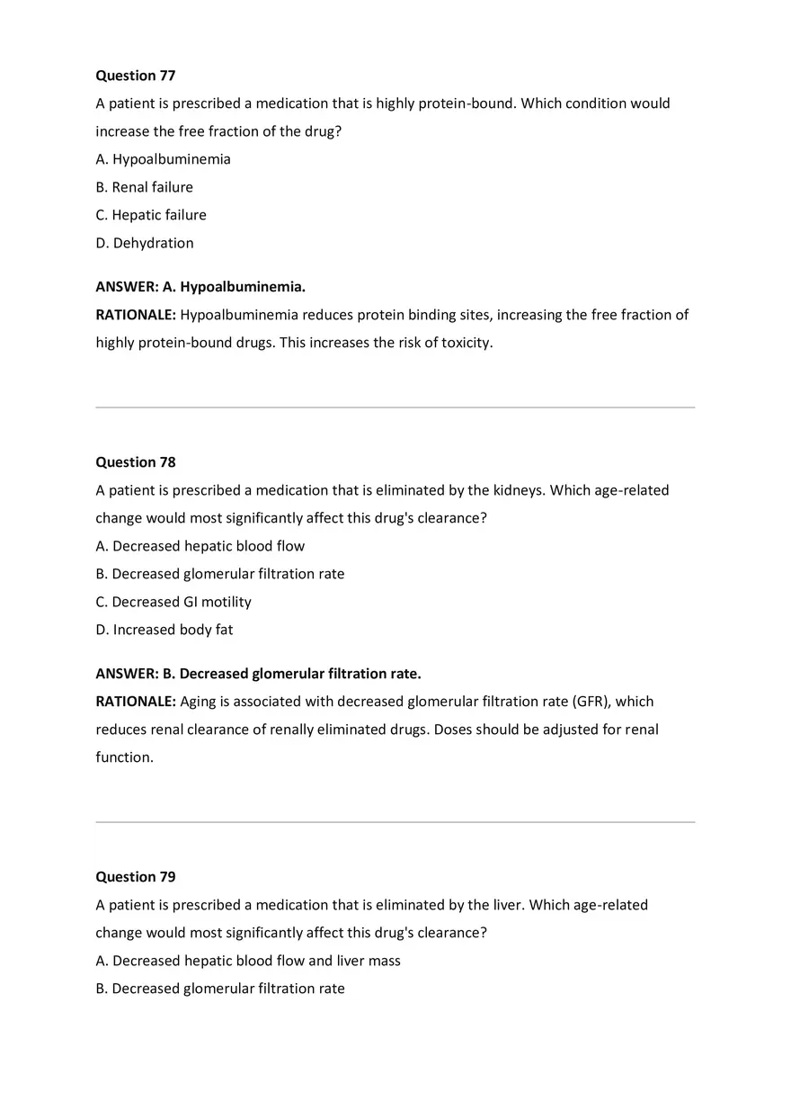Wilkes NSG533 Advanced Pharmacology Exam Bank - Page 29