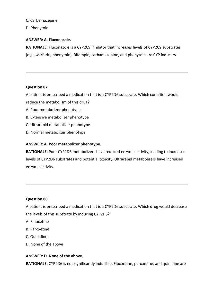 Wilkes NSG533 Advanced Pharmacology Exam Bank - Page 33
