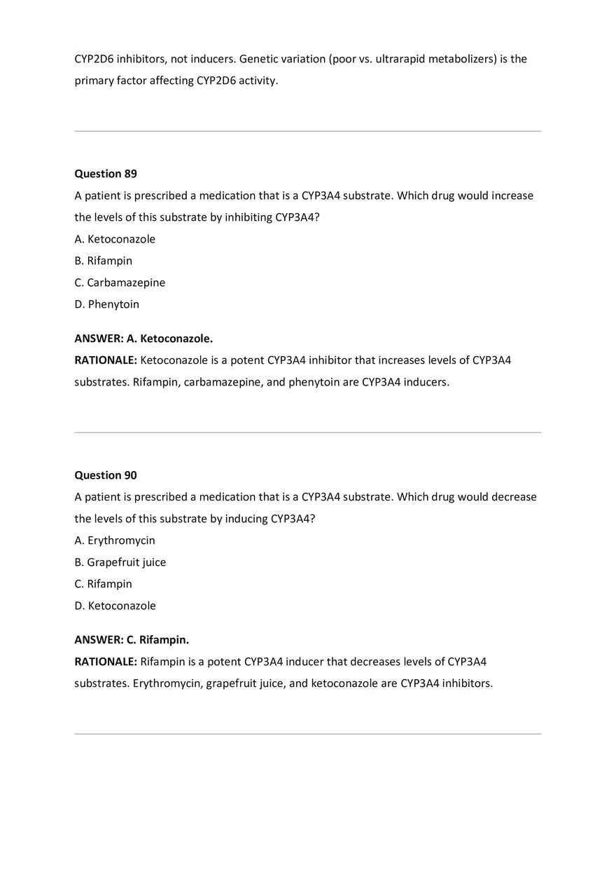 Wilkes NSG533 Advanced Pharmacology Exam Bank - Page 34