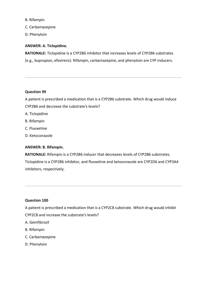 Wilkes NSG533 Advanced Pharmacology Exam Bank - Page 39