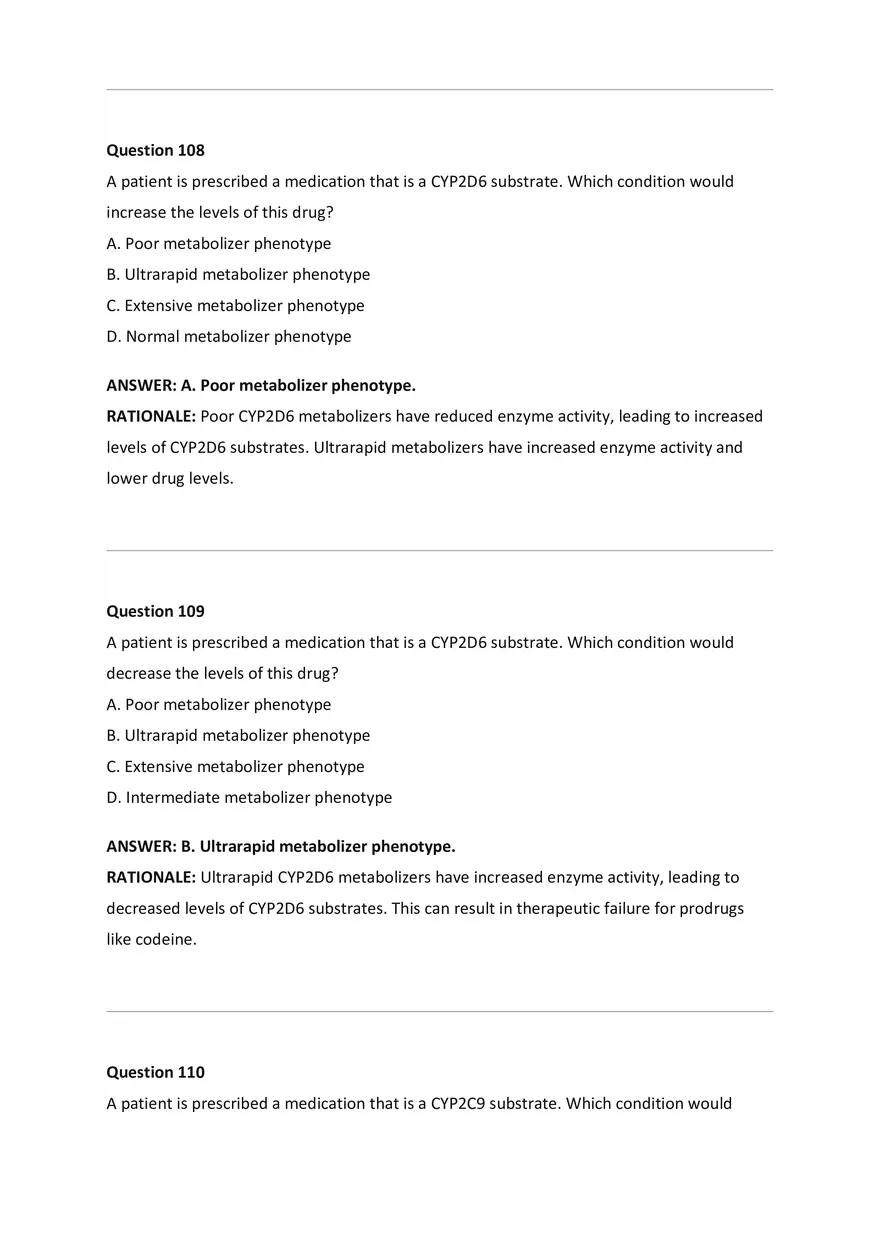 Wilkes NSG533 Advanced Pharmacology Exam Bank - Page 43