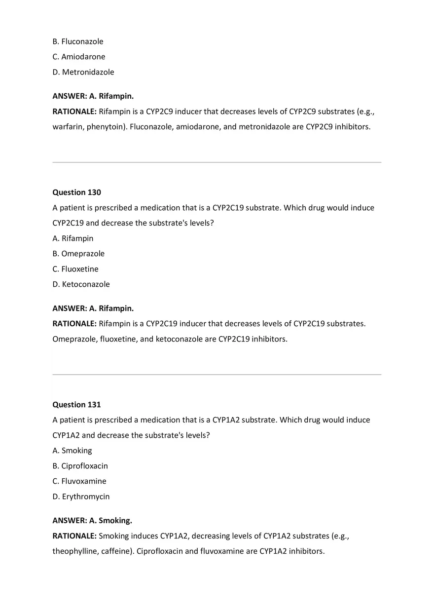 Wilkes NSG533 Advanced Pharmacology Exam Bank - Page 53