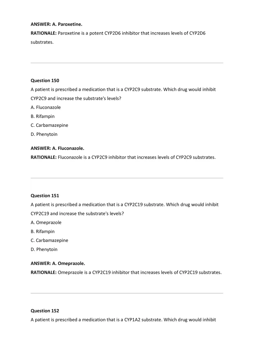 Wilkes NSG533 Advanced Pharmacology Exam Bank - Page 62