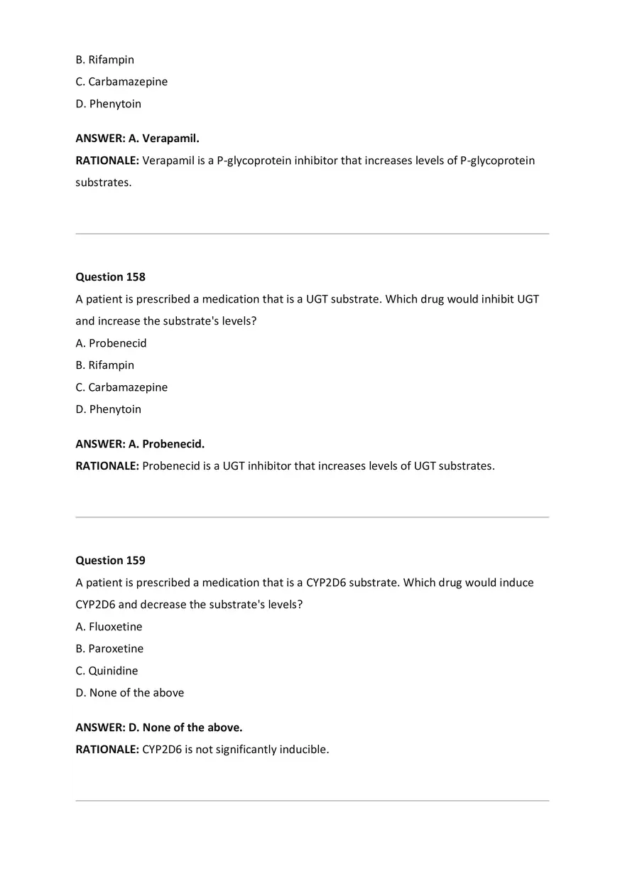 Wilkes NSG533 Advanced Pharmacology Exam Bank - Page 65