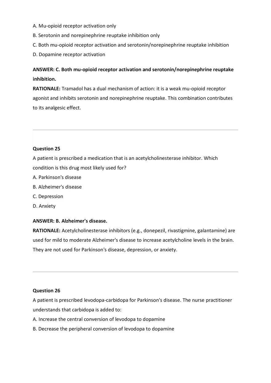 Wilkes NSG533 Advanced Pharmacology Exam Bank - Page 4