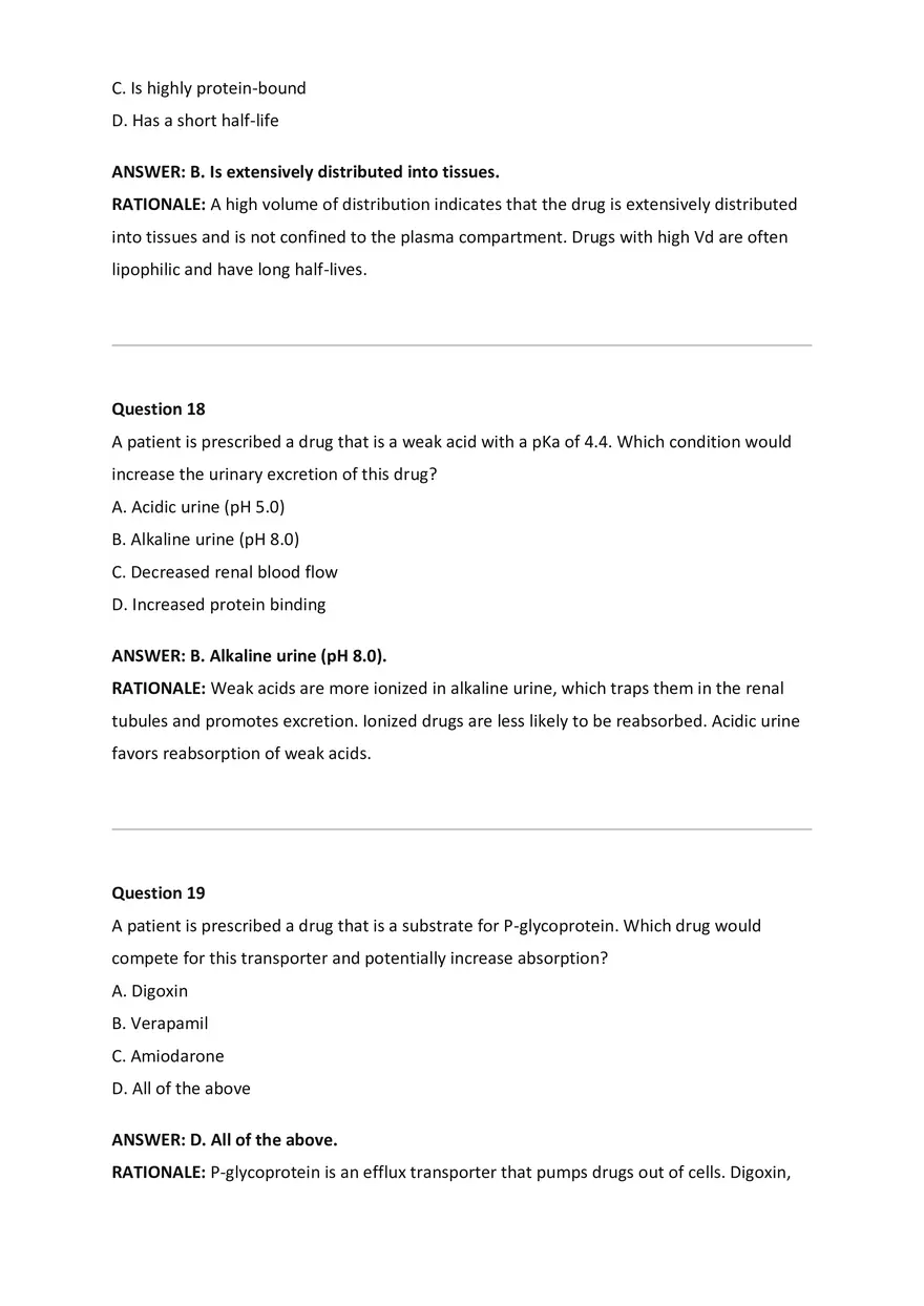 Wilkes NSG533 Advanced Pharmacology Exam Bank - Page 79