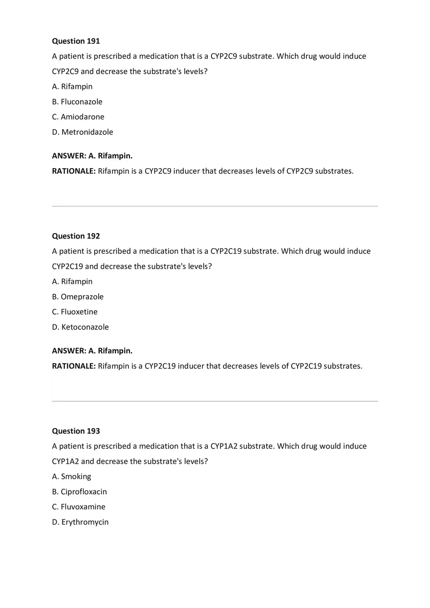 Wilkes NSG533 Advanced Pharmacology Exam Bank - Page 80