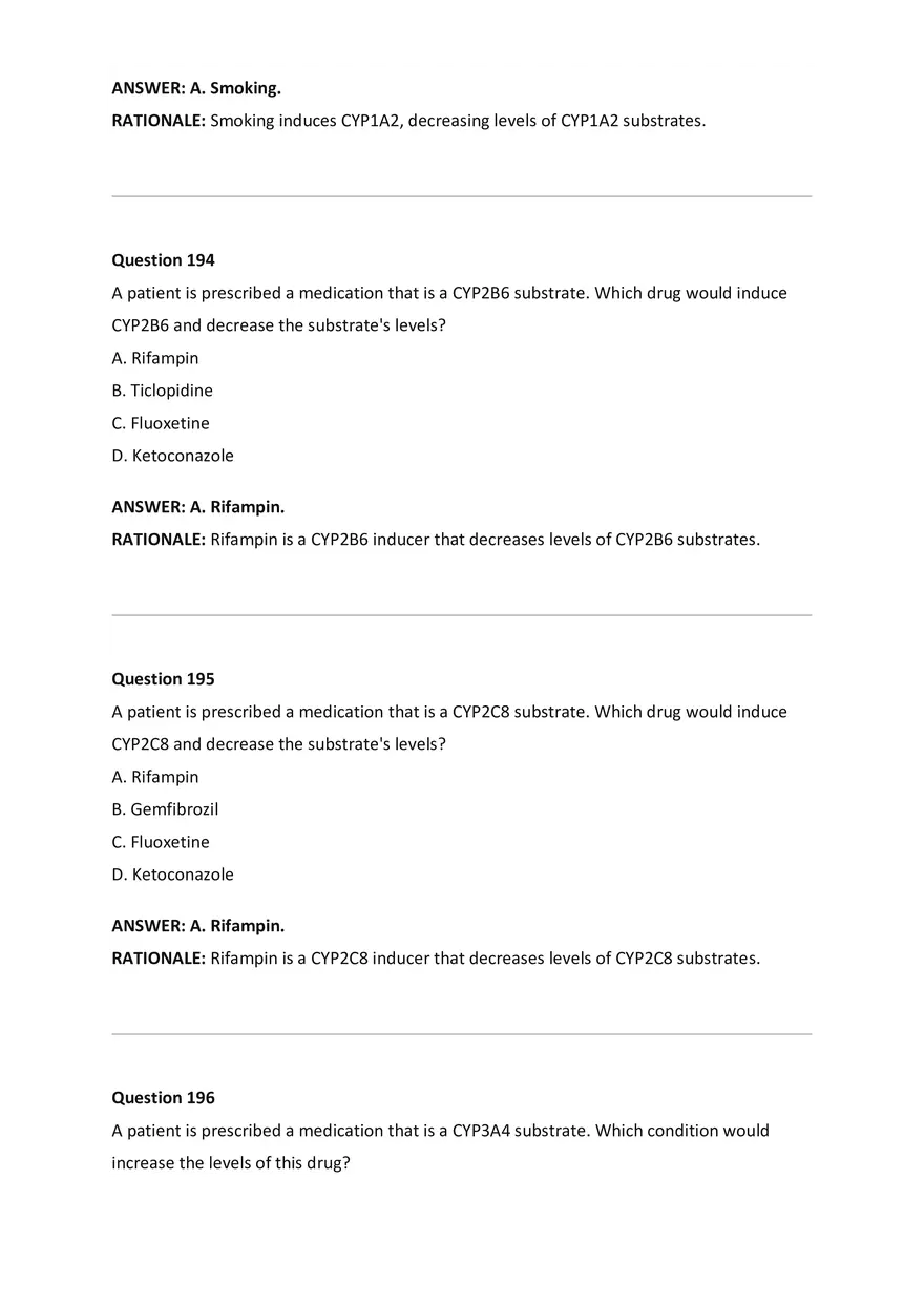Wilkes NSG533 Advanced Pharmacology Exam Bank - Page 81