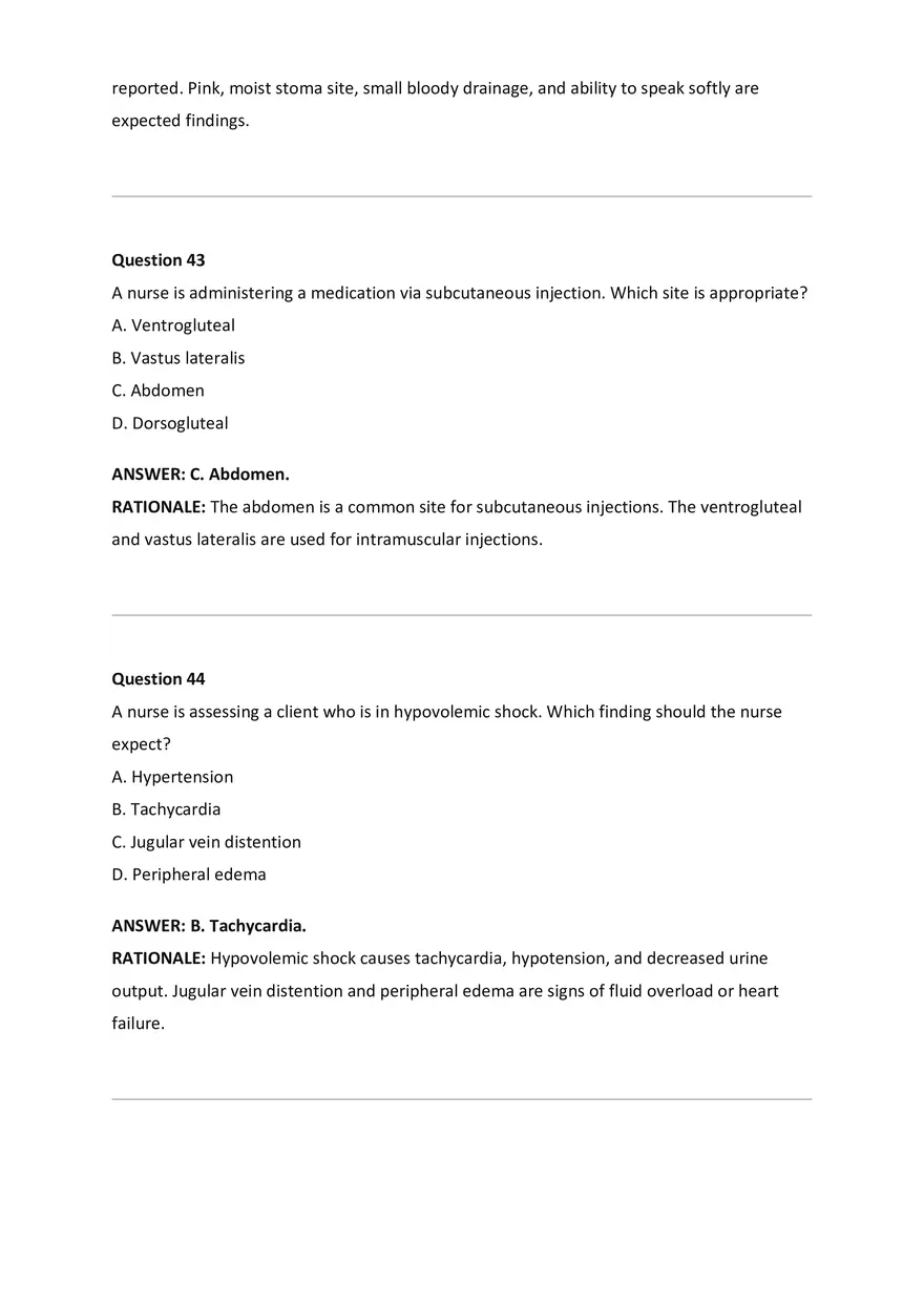 NCLEX-RN Examination Questions and Correct Answers - Page 11