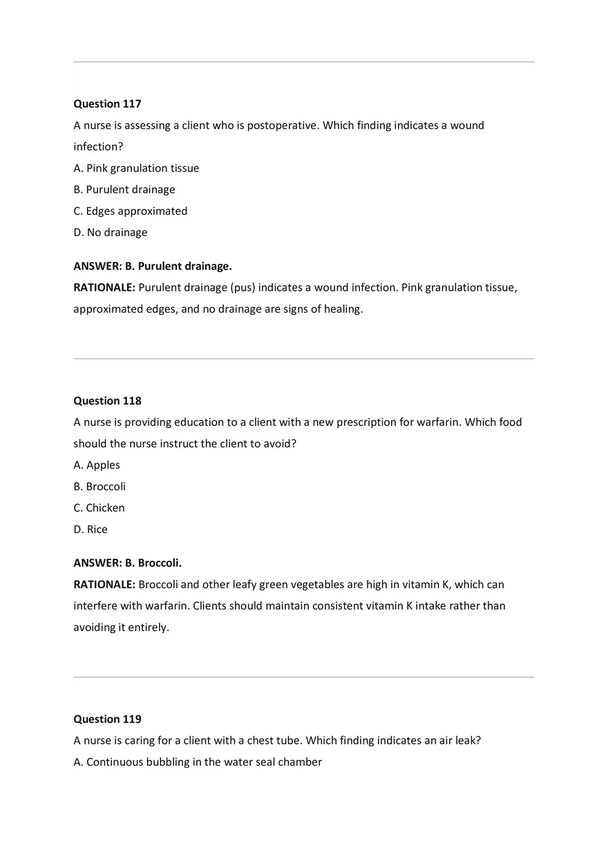 NCLEX-RN Examination Questions and Correct Answers - Page 45