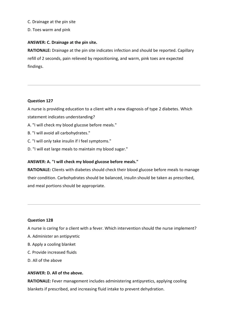 NCLEX-RN Examination Questions and Correct Answers - Page 50