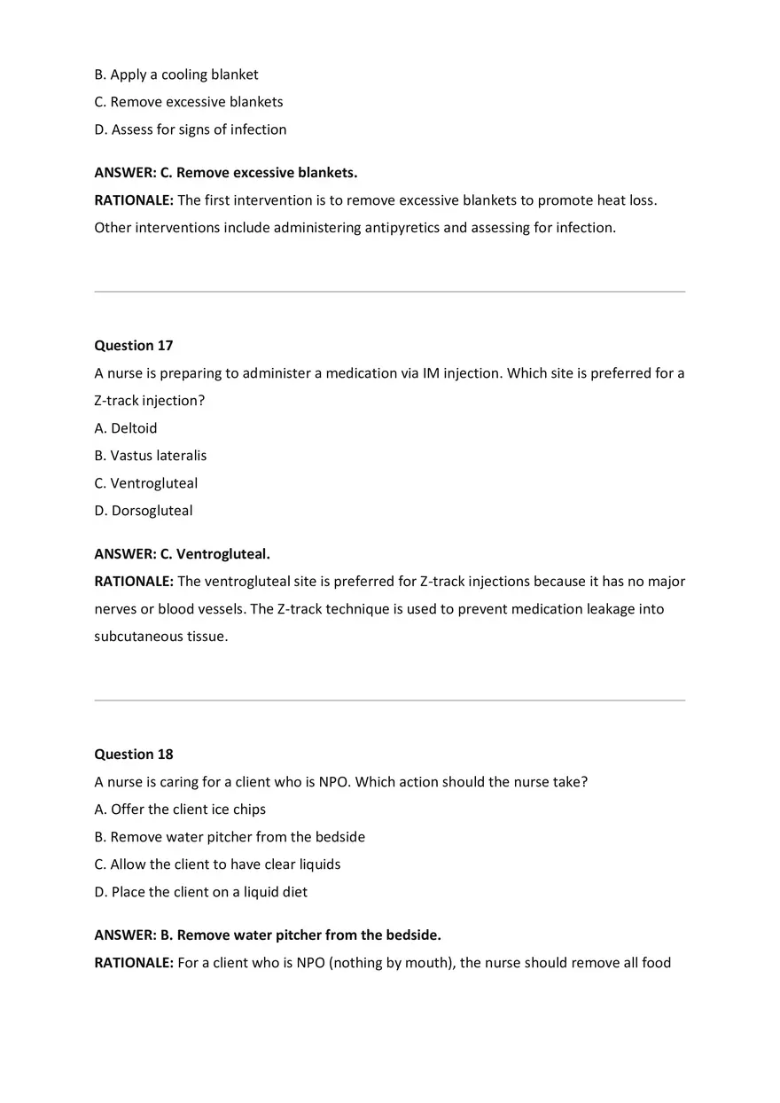 NCLEX-RN Examination Questions and Correct Answers - Page 68