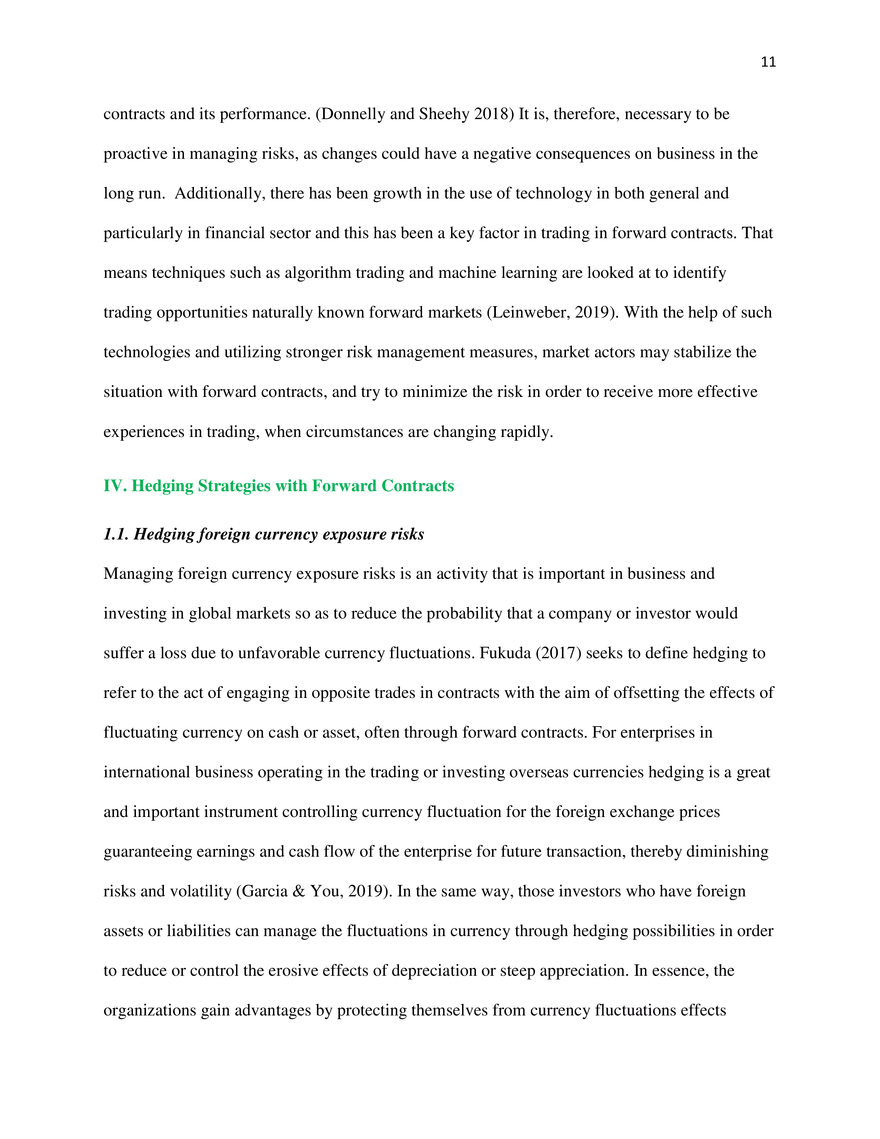 Forward Foreign Exchange Contracts And Pricing - Page 3