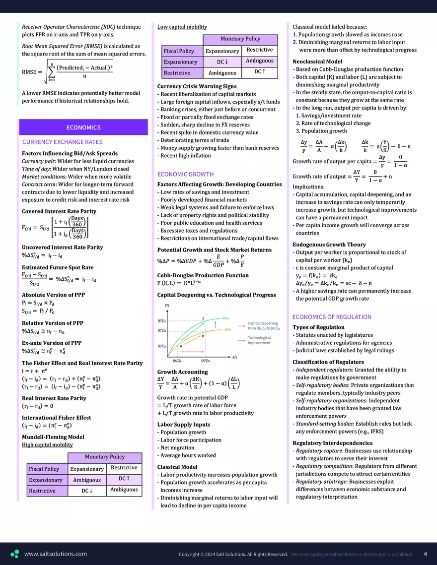 CFA L2 Formulas - Page 13