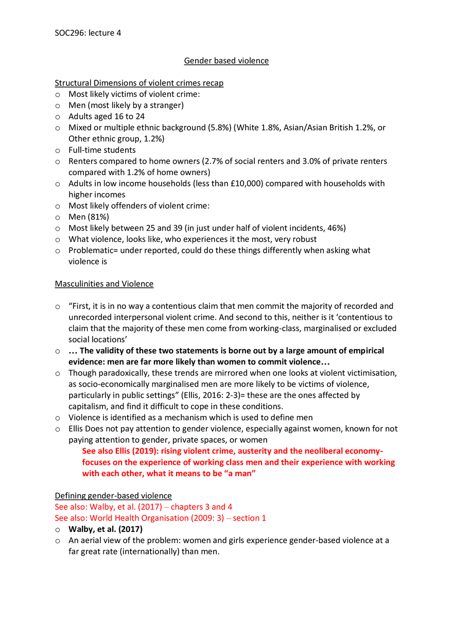 Gender Based Violence - Page 1