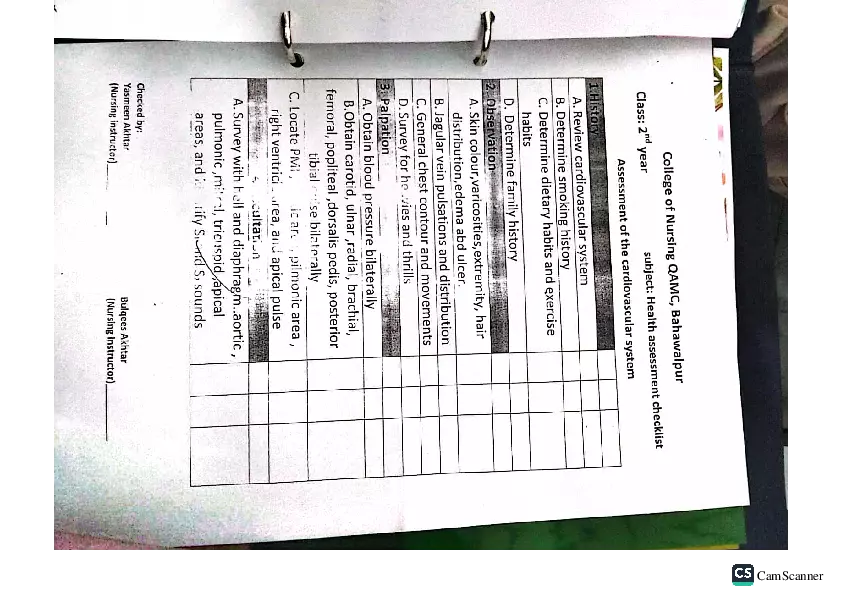 Health Assessment Portfolio - Page 109