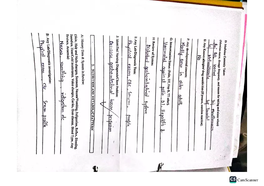 Health Assessment Portfolio - Page 11