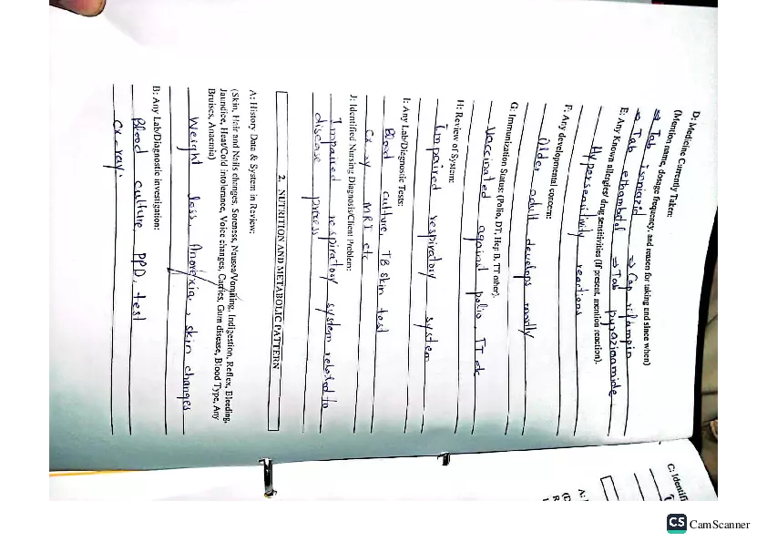 Health Assessment Portfolio - Page 37