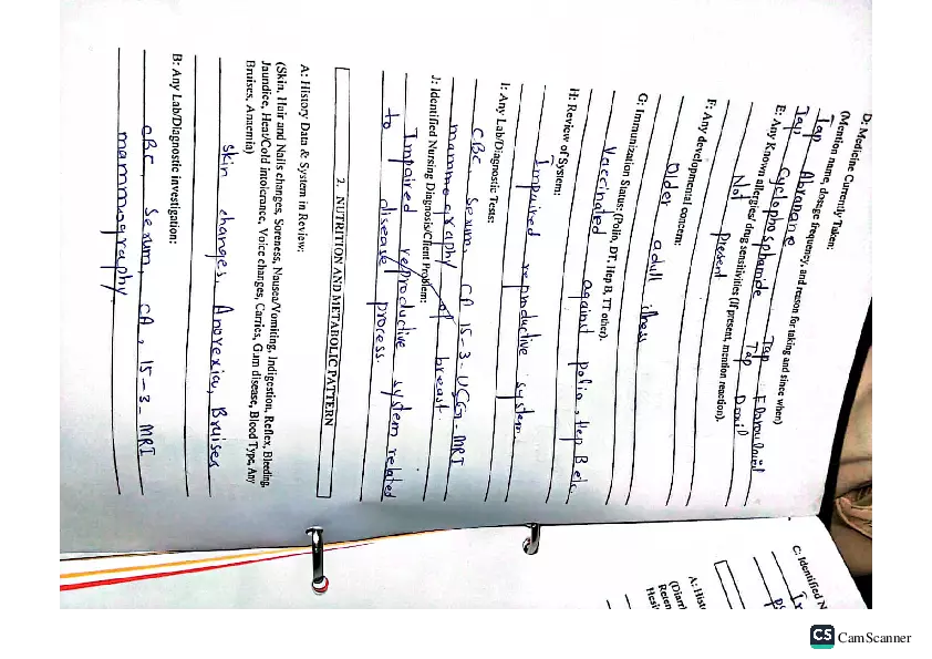 Health Assessment Portfolio - Page 55