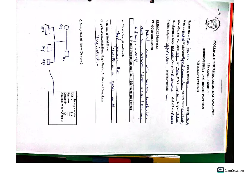Health Assessment Portfolio - Page 3