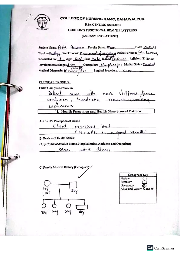 Health Assessment Portfolio - Page 84