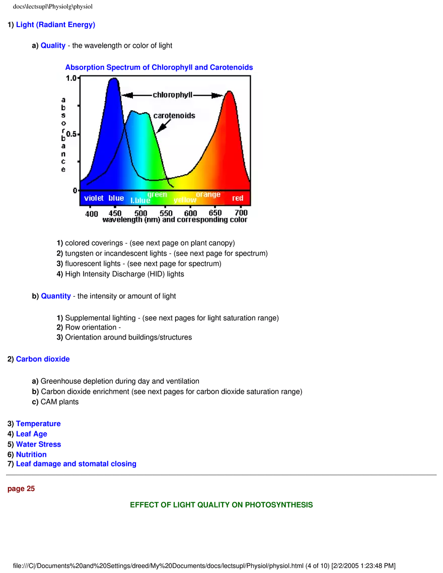 Photosynthesis - Chemical Equation for Photosynthesis - Page 4