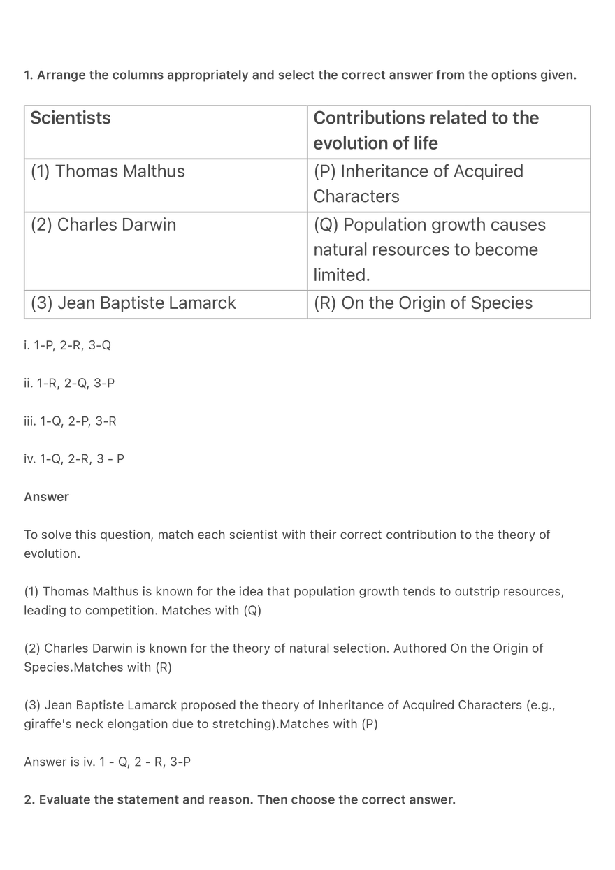 How to Answer Biology Exam Questions Properly - Page 1