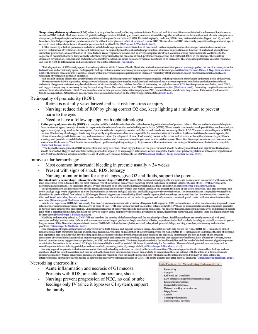 OB Exam 5 Study Guide - Page 8