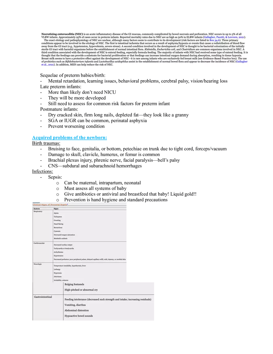 OB Exam 5 Study Guide - Page 9