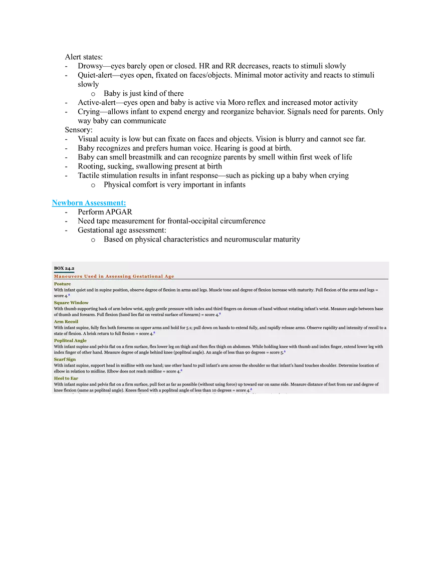 OB Exam 5 Study Guide - Page 20