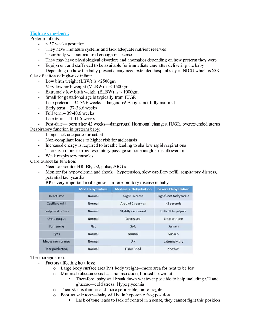 OB Exam 5 Study Guide - Page 4