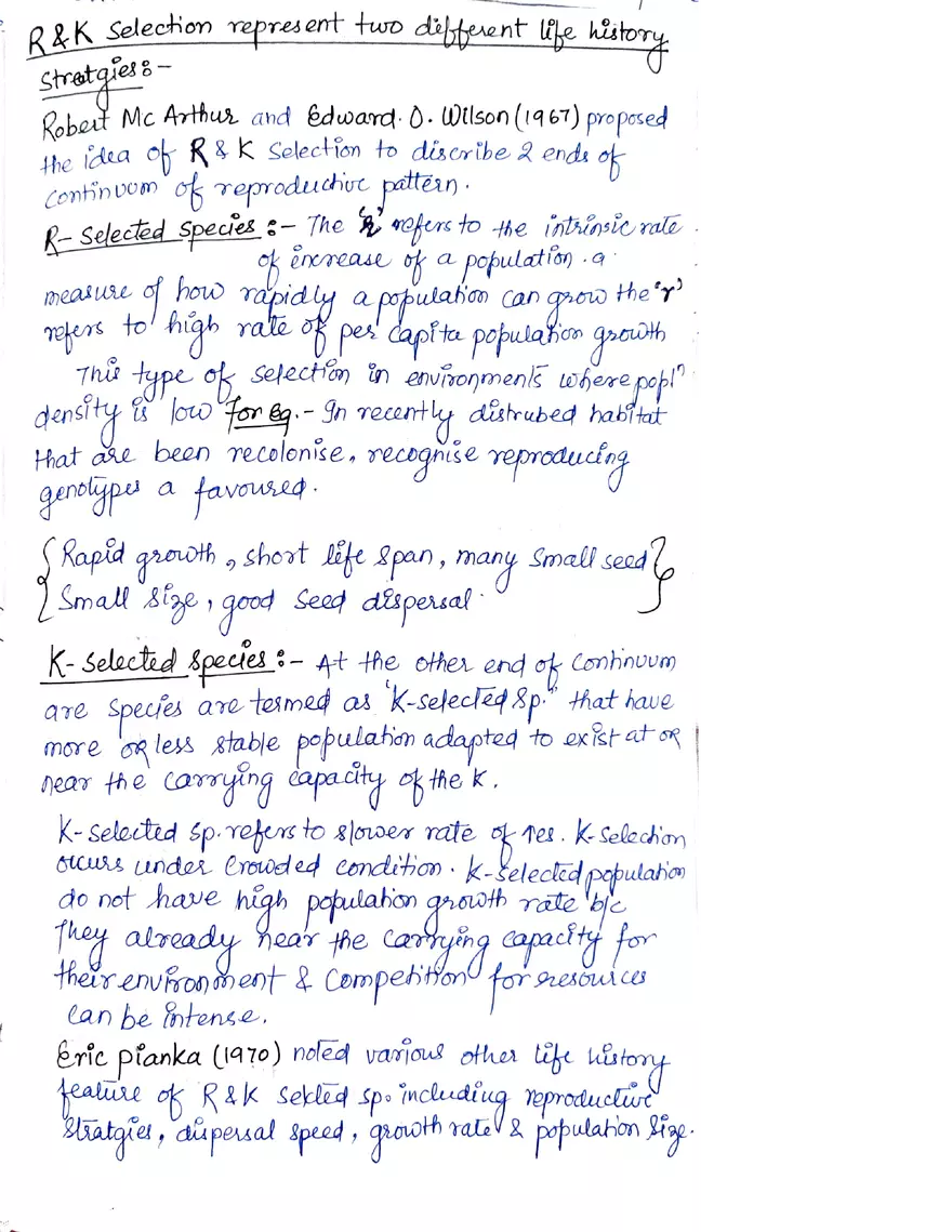 Plant Ecology Notes - Page 17