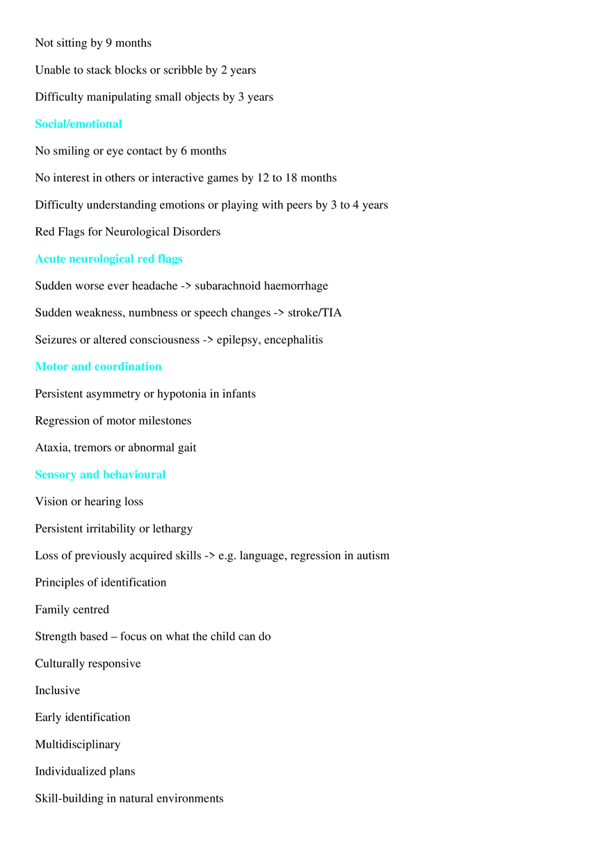 Child Development - Standardized Developmental Screening Tools - Page 2