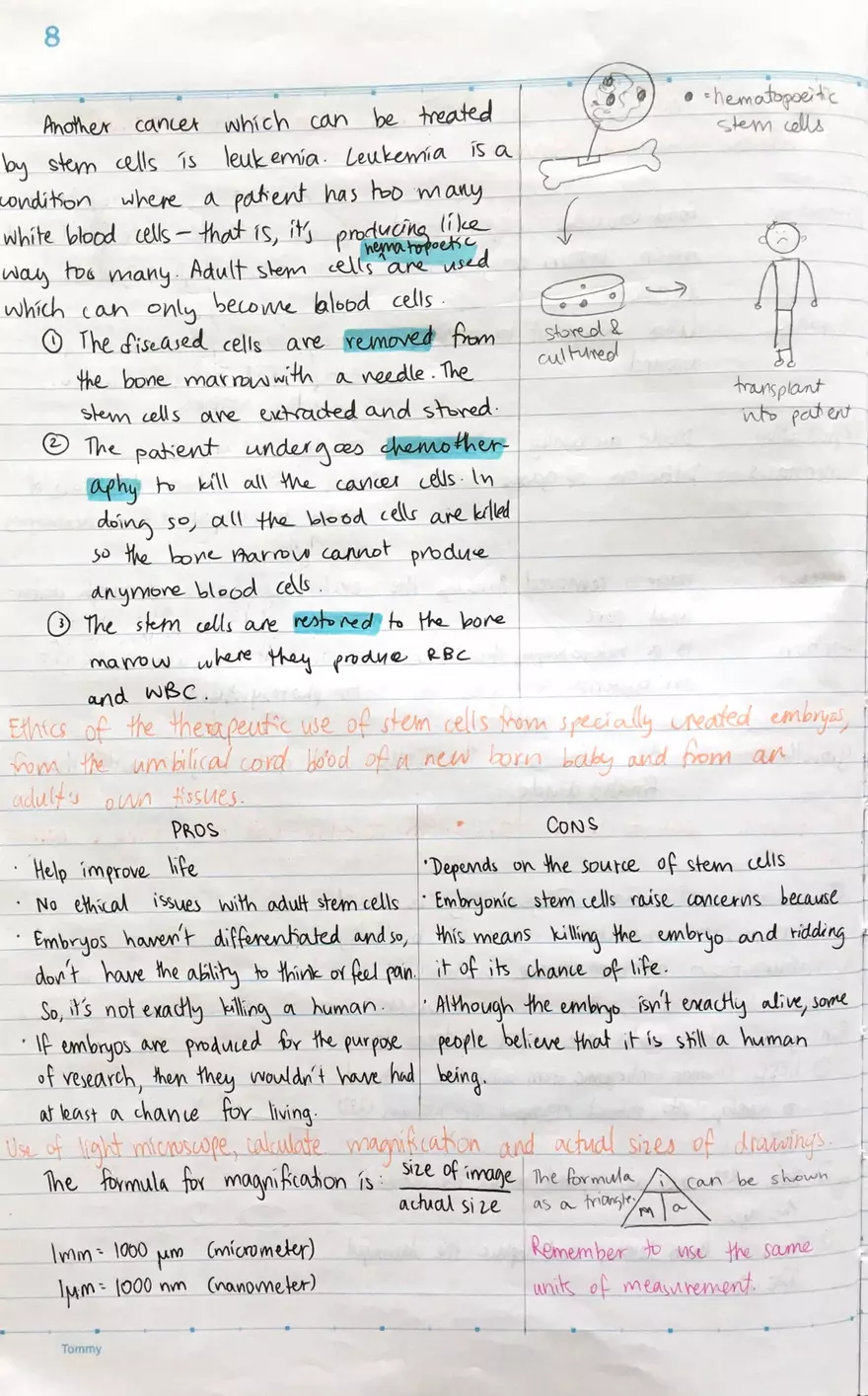 1.1 Introduction to Cells - Page 8